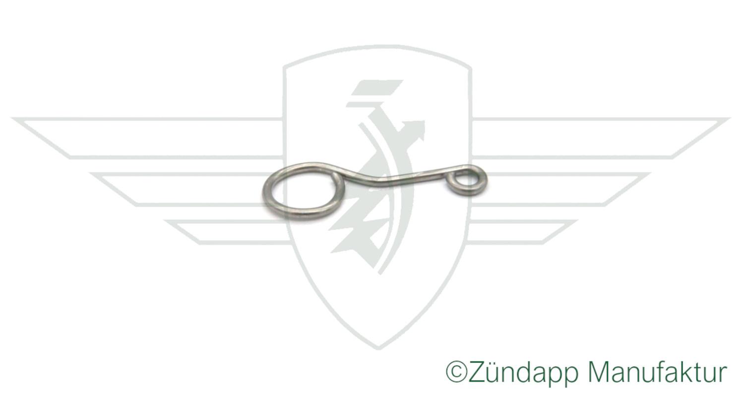 Retaining eylet for clutch cable